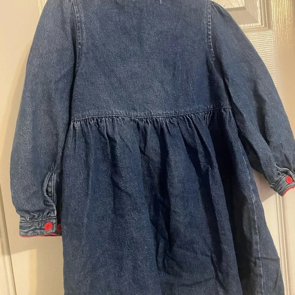 Vintage Gymboree Smocked Denim Dress